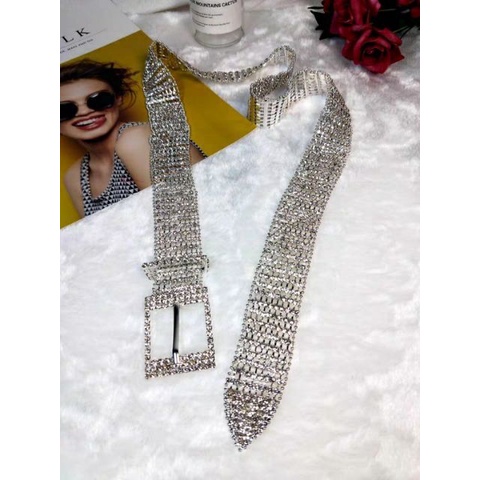 Thắt lưng, nịt lưng đính đá lấp lánh sang chảnh✨
