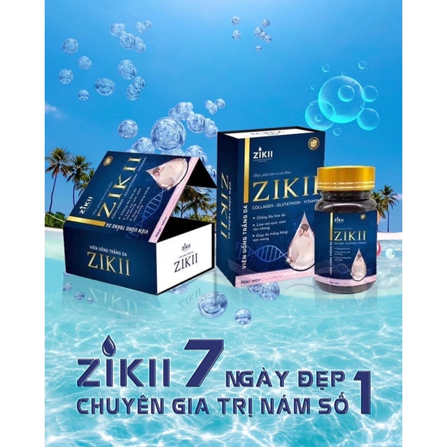 Viên Uống Nhả Nám Trắng Da Cải Thiện Nội Tiết ZIKII