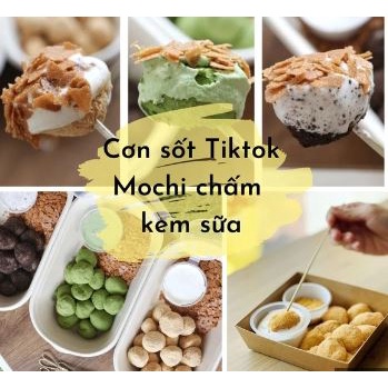 Bột Đậu Nành Hàng Ngon - Mochi Chấm Kem Sữa