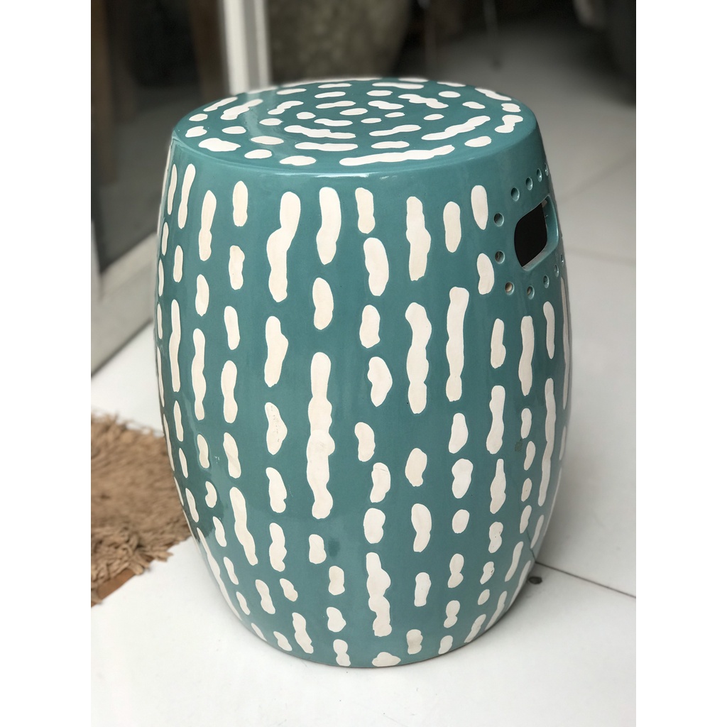 ĐÔN XUẤT KHẨU GỐM SỨ TRANG TRÍ DECOR KÊ CHẬU,GHẾ NGỒI TRONG HAY NGOÀI TRỜI 220223