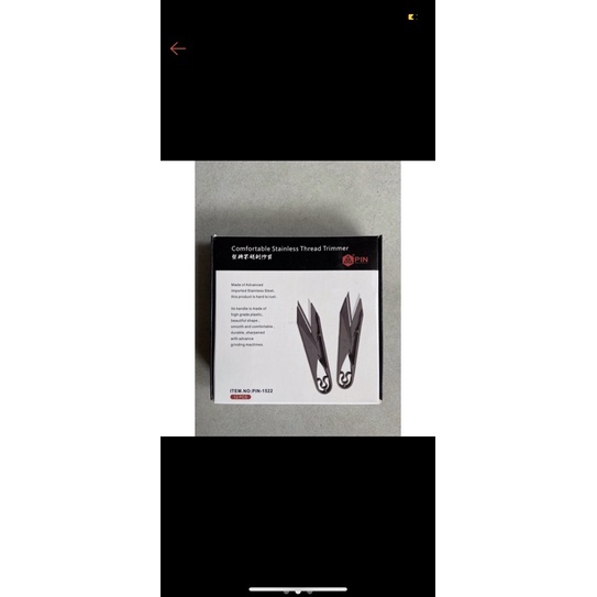 1 hộp 12 kéo bấm chỉ đen mã 1522