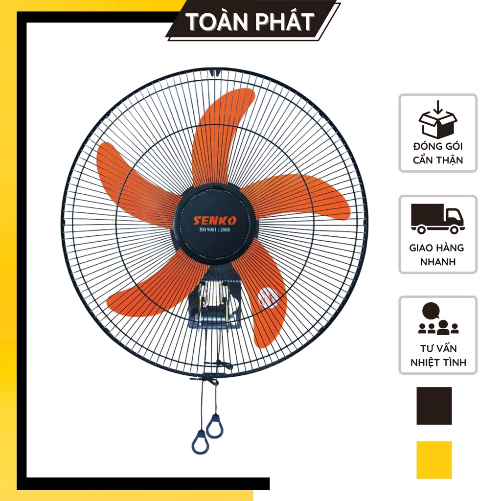 Quạt Treo Tường 2 dây TC 16 SENKO Nhiều Chế Độ Gió Đầy Đủ Công Tắc Và Thiết Kế An Toàn Chắc Chắn Ngăn Tay Người Chạm Vào