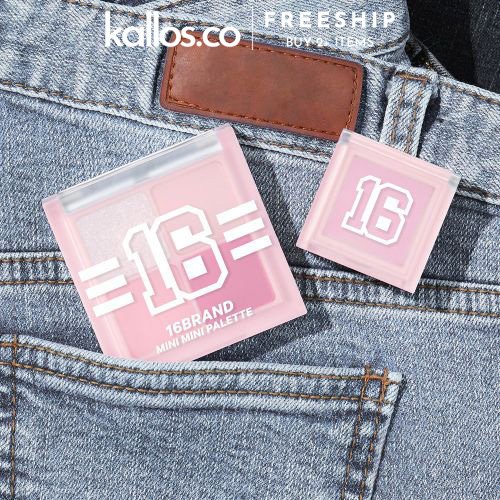 Bộ Phấn Mắt Má Hồng 16 Brand Mini Mini Palette - Kallos Vietnam