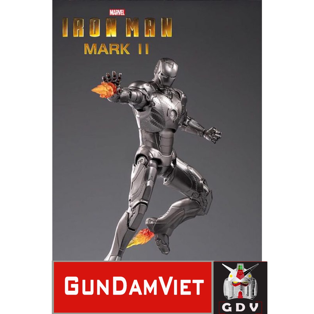 [Hàng Có Sẵn] Mô hình Marvel ZD Toys Iron Man Mark 2