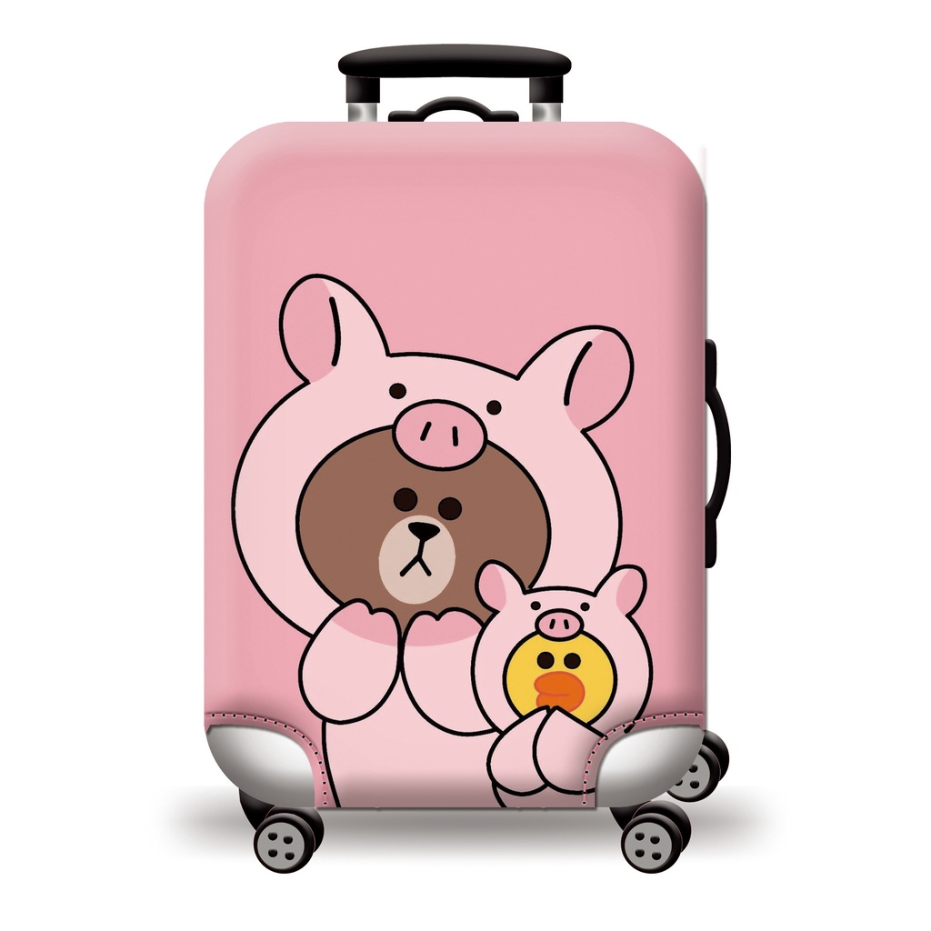 Túi bọc bảo vệ vali-Áo trùm vải thun siêu dai, co giãn 6 chiều- Mickey