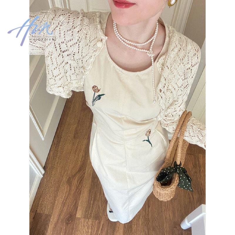 Đầm Dáng Dài Thời Trang Mùa Thu Phong Cách Hàn Quốc Dành Cho Nữ