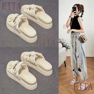 Quai Ngang Đế Dày Phong Cách Hàn Quốc Thời Cho dép nữ thời trang quai hậu sandal