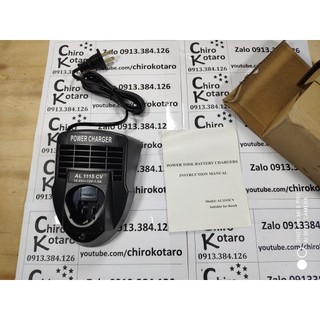 Bộ sạc pin bosch 10.8v 12v li-ion 1.5a al 1115 cv điện 220v