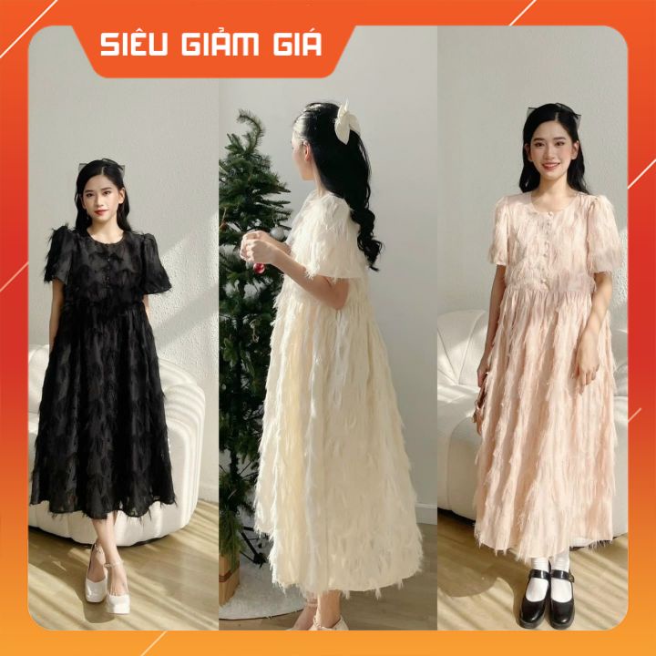 Đầm Bầu Váy Bầu Mùa Hè Thiết Kế Thời Trang Công Sở Dự Tiệc Cao Cấp Vải Ren 2 Lớp Bigsize Từ 45kg Đến 70kg