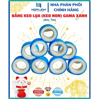 Băng keo lụa 5 mét, 10 mét xanh, vàng gama, tombo