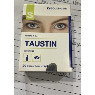 nhỏ mắt taurine solopharm 20 ống x 0,4ml mẫu mới