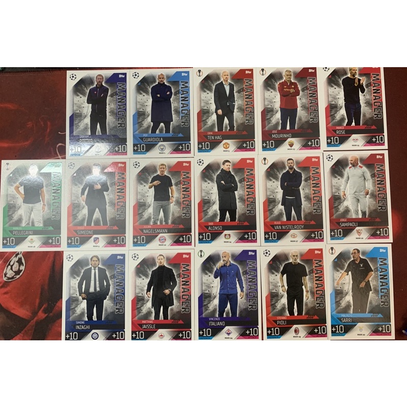 Thẻ bóng đá Match Attax Extra huấn luyện viên