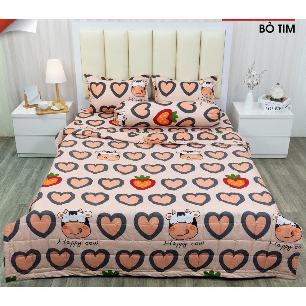 Bộ ga gối cho giường 1m2x1m9 -cho sinh viên, giường cá nhân-CHUYENGAGOIGIAXUONG - mẫu 1