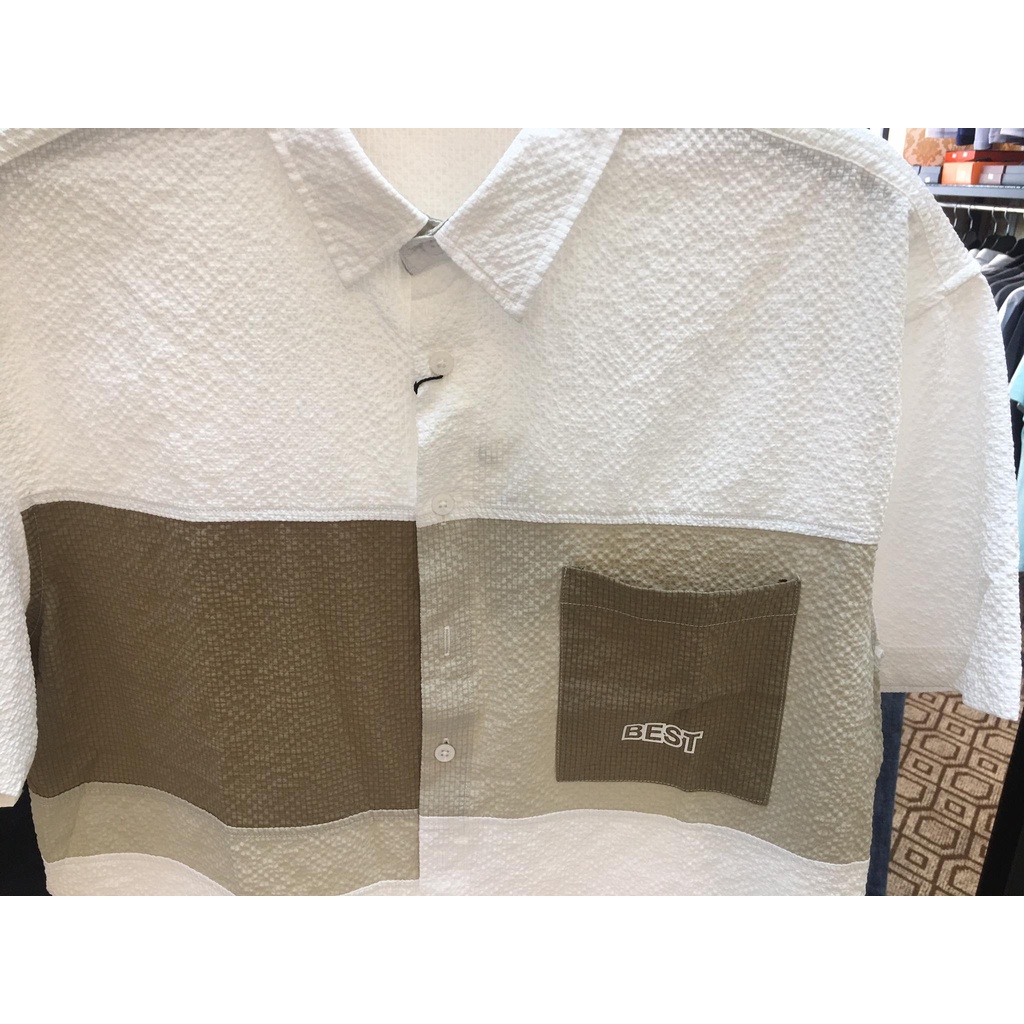 Áo sơ mi nam ngắn tay phong cách Hàn Quốc