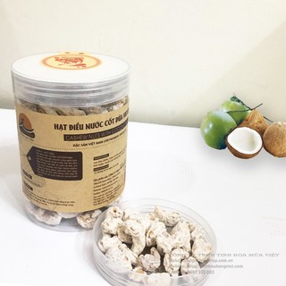 Hạt điều nước cốt dừa VIETCROP - hũ 350gr phủ vị nước cốt dừa từ những hạt điều Bình Phước