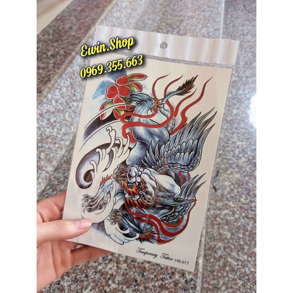 Hình xăm bắp 15x21cm