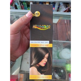 Kem Nhuộm tóc phủ bạc Hello Color 60g x2