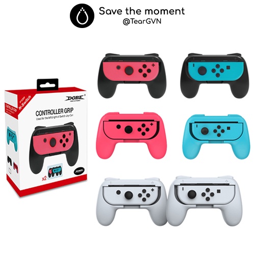 Bộ Controller Grip (DOBE) cho Joy-con Nintendo Switch - bộ 1 cặp