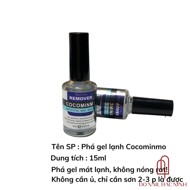 Phá gel lạnh Coco chính hãng , không gây nóng rát cho móng - chai 15ml
