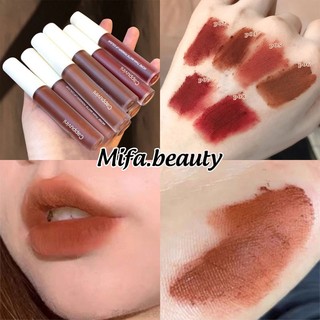Son kem lì cappuvini, son nội địa trung nắp trắng vỏ đậu chính hãng mifa