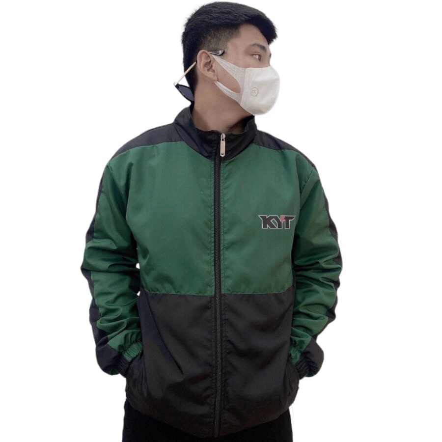 Áo Khoác Dù Nam Cổ Trụ Thêu Kyt Có Túi Trong 2 Lớp Siêu Hot NEW UNISEX