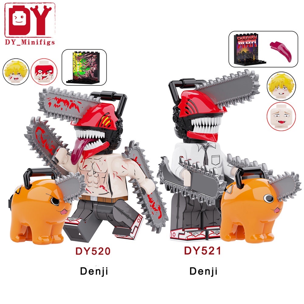 Mô Hình Đồ Chơi Nhân Vật Hoạt Hình Chainsaw Man Denji Pochita DY520 DY521
