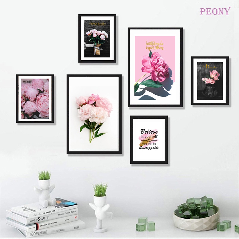 Set 6 tranh treo tường Tropical đã có khung