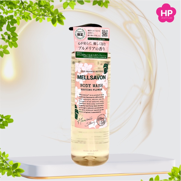Sữa Tắm Trắng Da Chiết Xuất Từ Hoa Đại Mellsavon Body Wash Resting Flower ( 460mL )