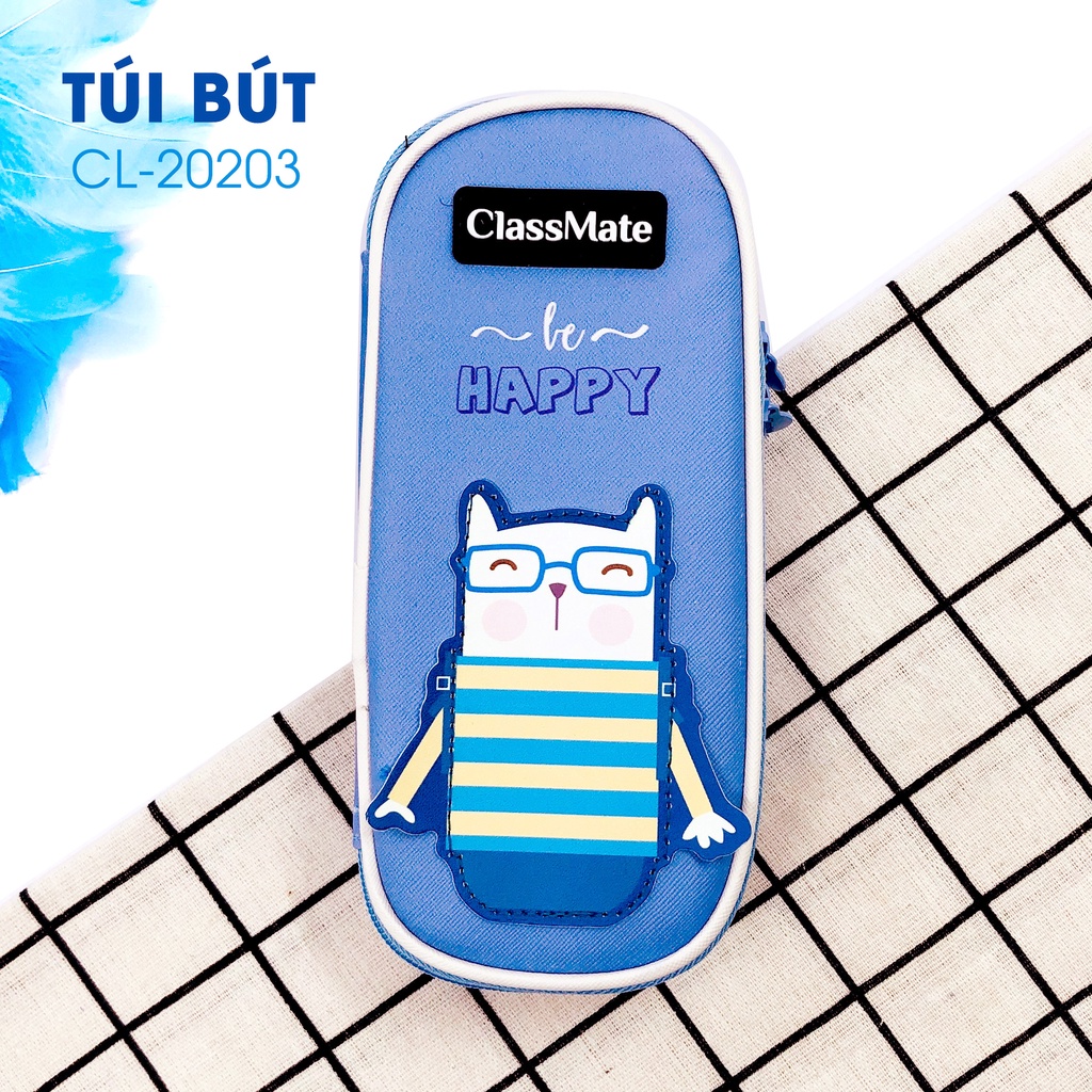 Túi Bút Hình Con Vật Dễ Thương ClassMate Chất Vải Cao Cấp CL-20203