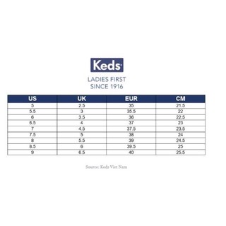 Giày Keds Nữ Trắng Cánh Chim Én