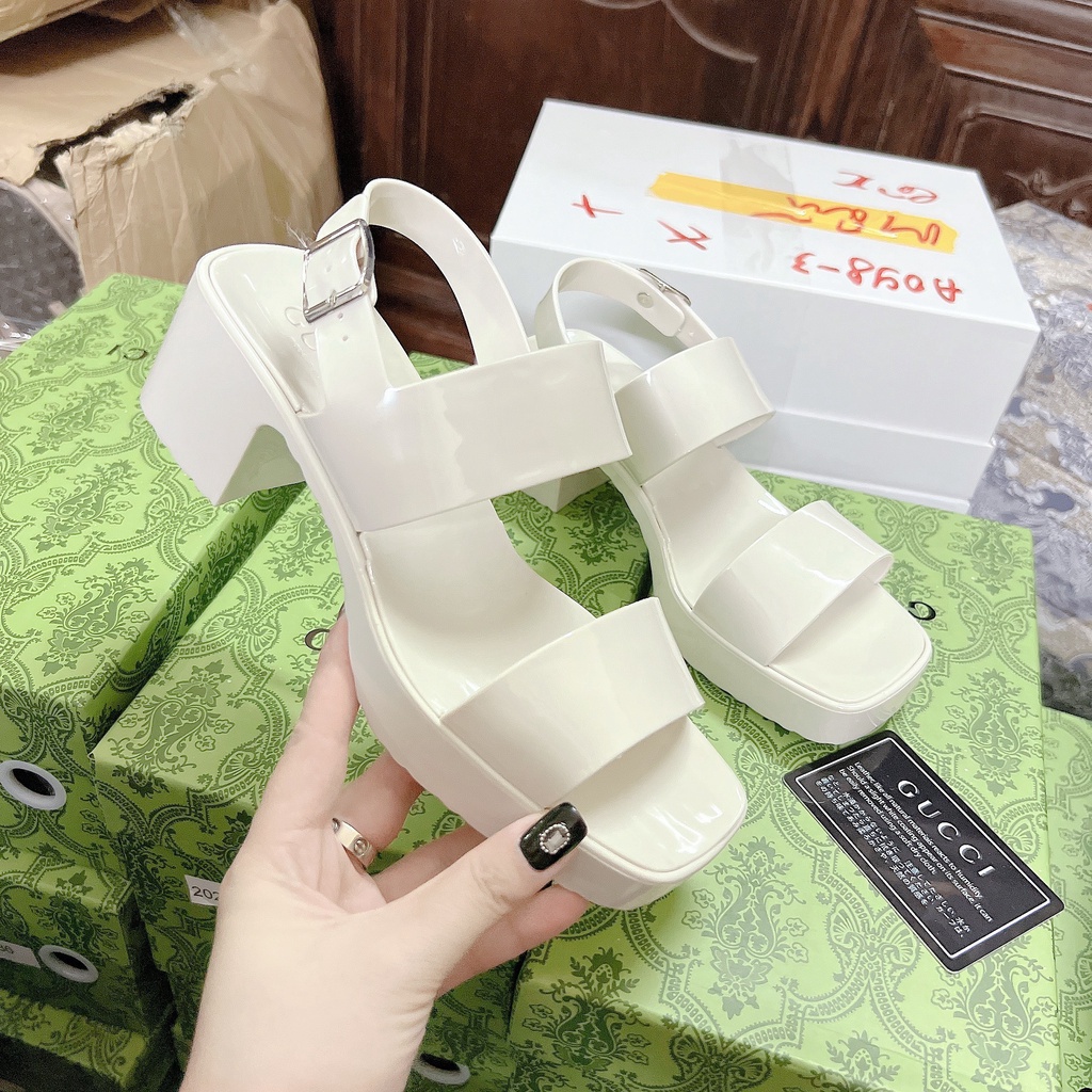 sandal Dép cao gót nữ GC fullbox kèm video thật ( hàng có sẵn)