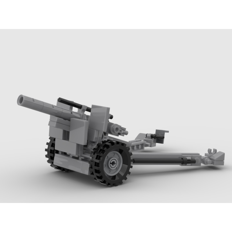 Đồ chơi lắp ráp Moc Army Pháo Howitzer 105mm WW2