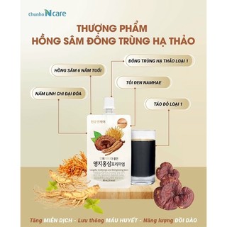 HỒNG SÂM ĐÔNG TRÙNG HẠ THẢO CHUNHO NCARE