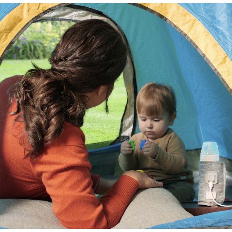 Túi Ủ Bình Sữa Thông Minh Hâm Sữa Di Động - Dụng Cụ Giữ Nhiệt Bình Sữa Cho Bé Bằng USB Phù Hợp Với Tất Cả Các Loại Bình