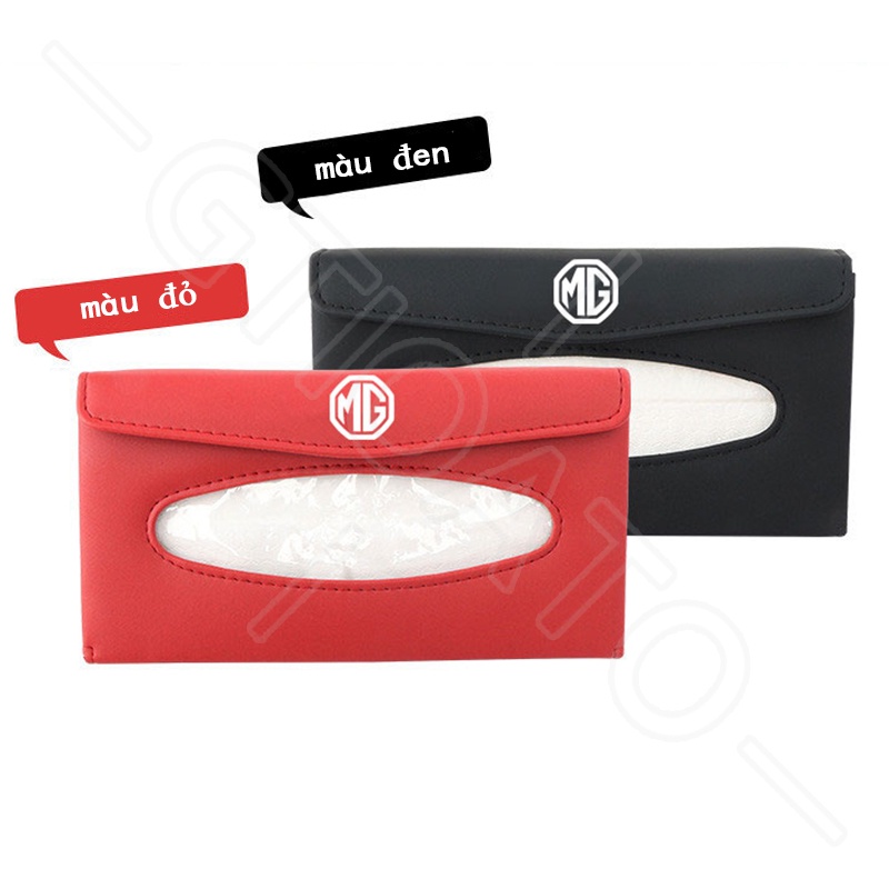 GTIOATO Tấm Che Nắng Ô Tô Hộp Đựng Khăn Giấy Ô Tô Da HộP ĐựNg GiấY TrêN Xe Ô Tô HộP ĐựNg GiấY ĂN TrêN Ô Tô HộP ĐựNg Đồ TrêN Ô Tô Phụ Kiện Xe Hơi Cho MG MG5 EP ZS 5 HS