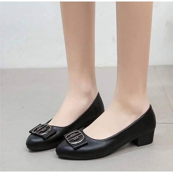 Giày cao gót nữ đế trụ Dusto đế cao 3cm mã 22Q1028A