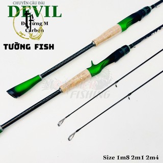 [ CHÍNH HÃNG] Cần  Monter DEVIL câu lure ngang -đứng