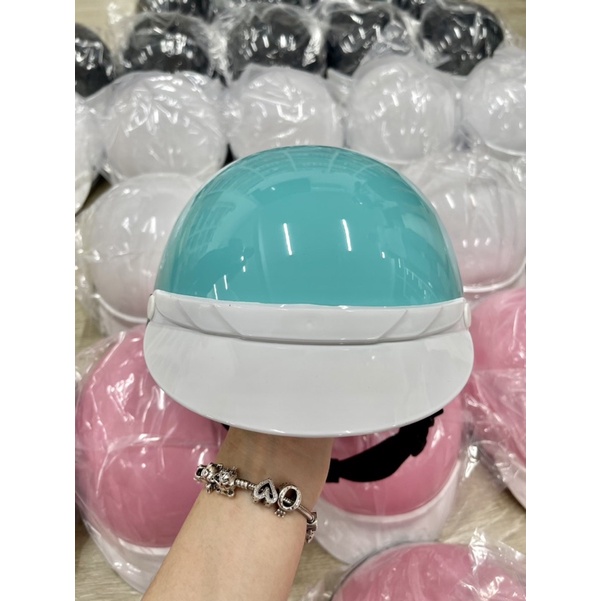 Nón Bảo Hiểm ST Đáng Yêu Trendy - Bản Có Lưỡi