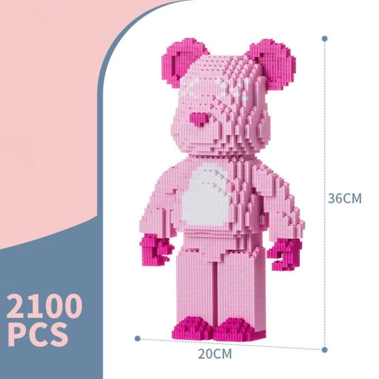 LEGO BEARBRICK COSPLAY KAWS HỒNG