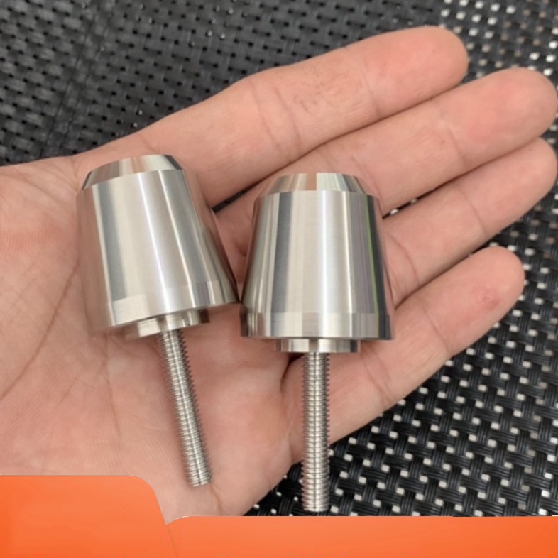 Gù inox chống rung tay lái, nặng 400g 1 cặp kèm ốc, SIÊU RẺ