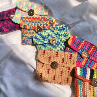 Ví len đựng thẻ handmade