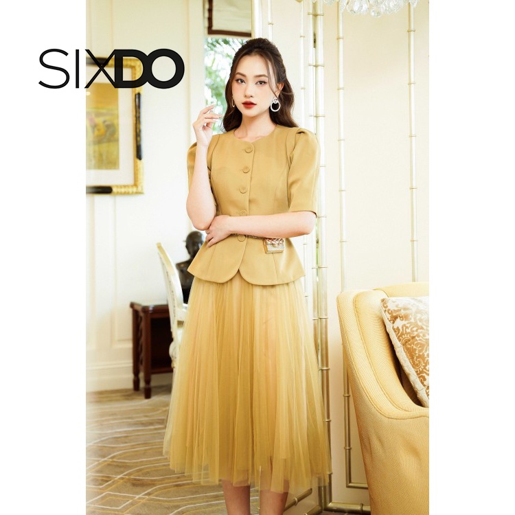 Áo vest nữ tay bồng thời trang SIXDO