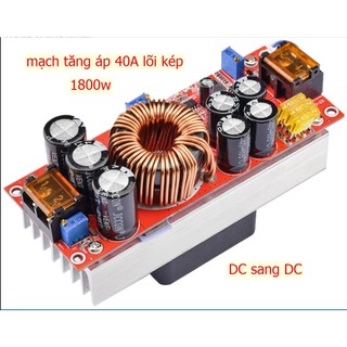 Mạch tăng áp boost DC-DC 1800W tăng áp công suất cao 40A điện áp không đổi dòng điện không đổi