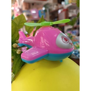 Máy Bay Trực Thăng Mini Chạy Cót, Chạy Đà Cho Bé