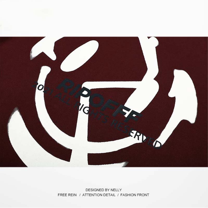 Áo thun Nelly ngắn tay in hình "RIPOFF" áo phông