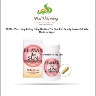 Viên uống chống nắng be-max the sun nhật bản 30 viên
