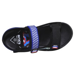 Sandal đế bằng bé trai Bita's SEN.69 (Đen + Xanh dương)