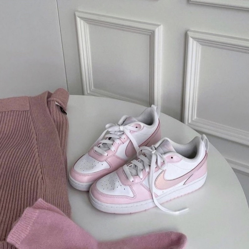 Giày Nike Court Borough 2 SE White Pink Foam