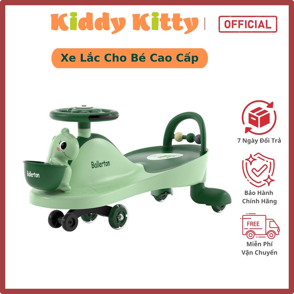 Xe lắc cho bé có nhạc cỡ đại cho bé chòi chân thăng bằng có tựa lưng cao cấp MumKid - MK23016
