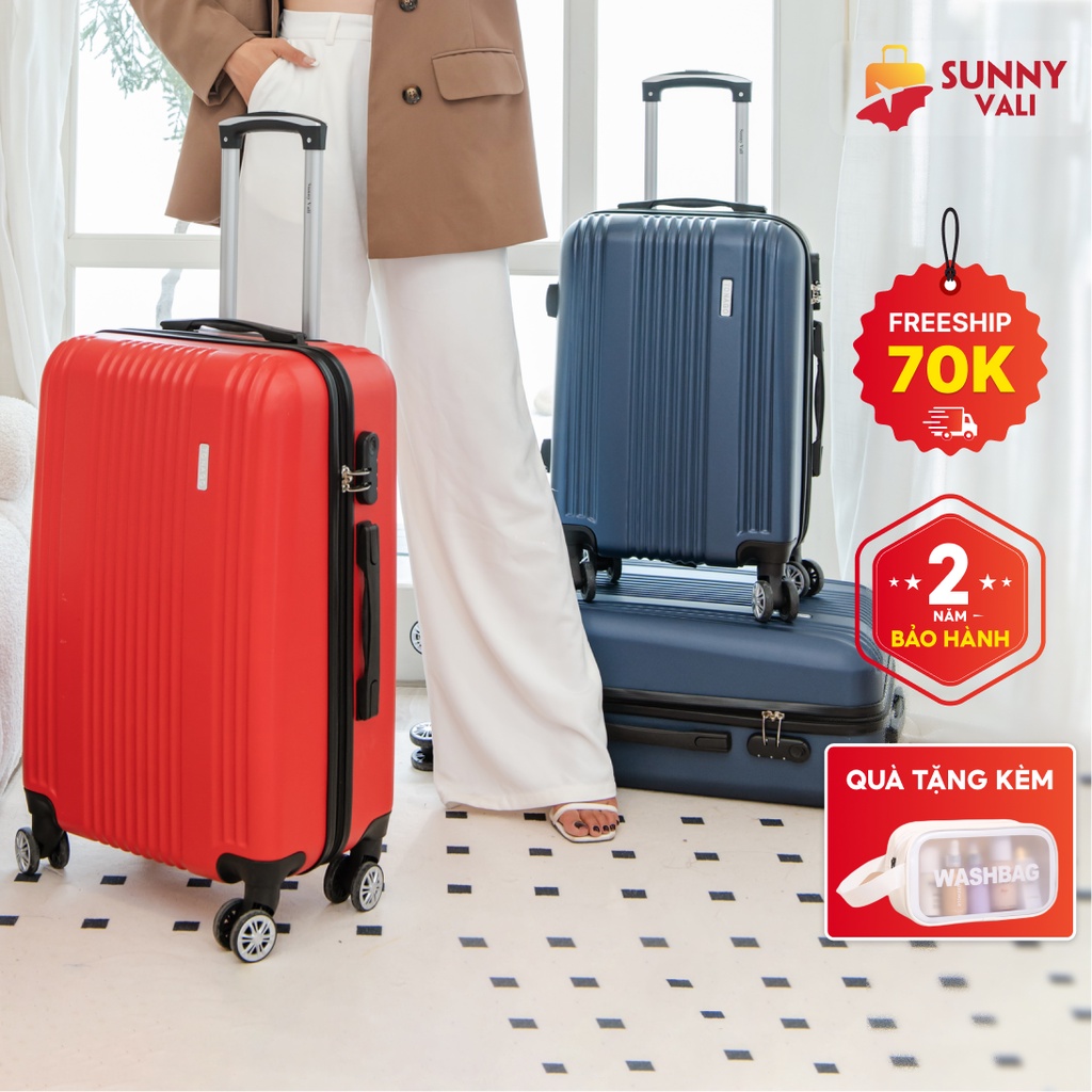 Vali kéo SUNNY TONAGO - TG516 , nhựa ABS, bảo hành 2 năm